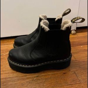 Dr martens 2976 fur lined platforms
